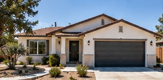 Single-story home with a landscaped front yard